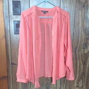 Zac & Rachel Vibrant Coral Top